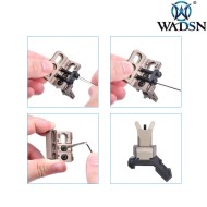 Backup Iron Sight UNT. style BLACK Wadsn (wdx058-bk-lo)