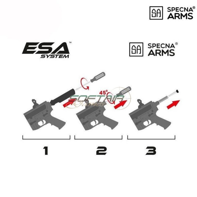 Electric Rifle sa-c24 Assault Replica mk zev style Chaos bronze Core™ Specna Arms®