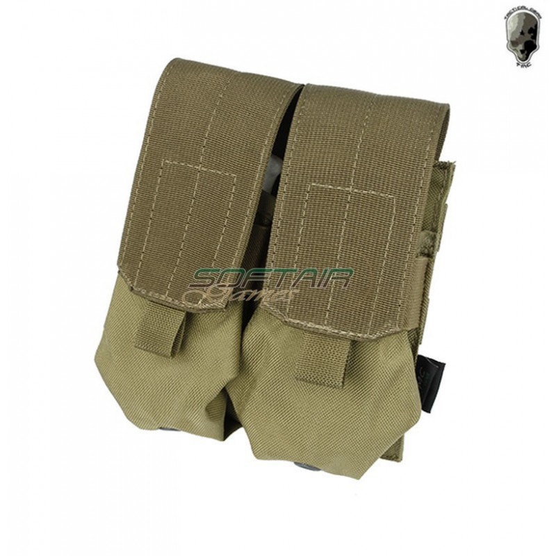 M4 Double Mag Pouch Khaki Tmc (tmc-eb00241-kk)
