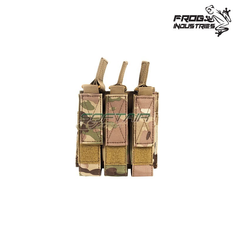 Tasca Tripla Fast Caricatori MP5/MP7/MP9 MULTICAM Frog Industries® (fi-m51613033-mc)