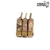 Tasca Tripla Fast Caricatori MP5/MP7/MP9 MULTICAM Frog Industries® (fi-m51613033-mc)