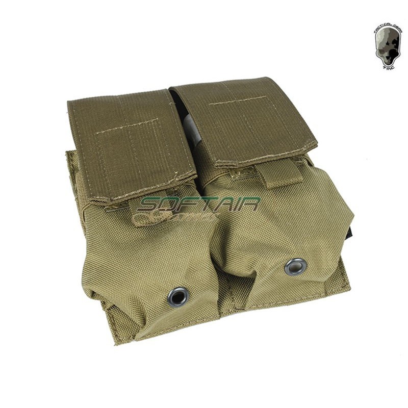 M4 Double Mag Pouch Khaki Tmc (tmc-eb00241-kk)
