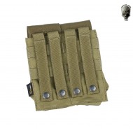 M4 Double Mag Pouch Khaki Tmc (tmc-eb00241-kk)