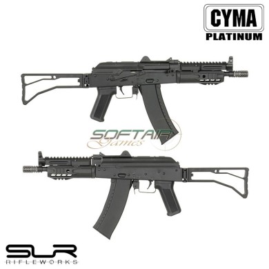 Electric rifle SLR AKS-74U BLACK CYMA Platinum (cm-fb4125-bk)