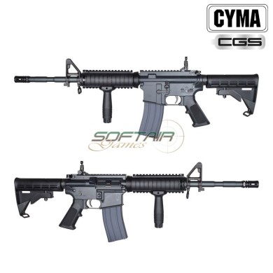 Gas rifle M4 RIS 14.5" GBBR BLACK Cyma CGS (cm-cgs002-14.5)