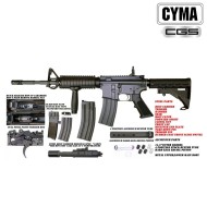 Gas rifle M4 RIS 14.5" GBBR BLACK Cyma CGS (cm-cgs002-14.5)