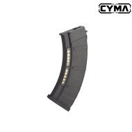 Caricatore monofilare 200bb BLACK per AK CM103 Cyma (FBP4176)