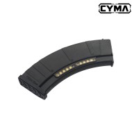 Mid-cap Magazine 200bb BLACK for AK CM103 Cyma (FBP4176)