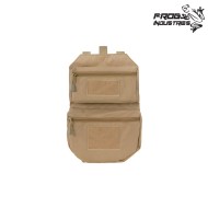 ASSAULT Mod. 2 Rear Panel Molle COYOTE Frog Industries® (fi-51613205-cb)