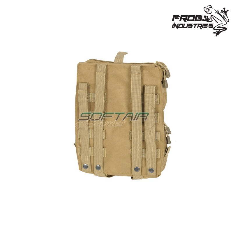 ASSAULT Mod. 3 Rear Panel Molle TAN Frog Industries® (fi-51613272-tan)