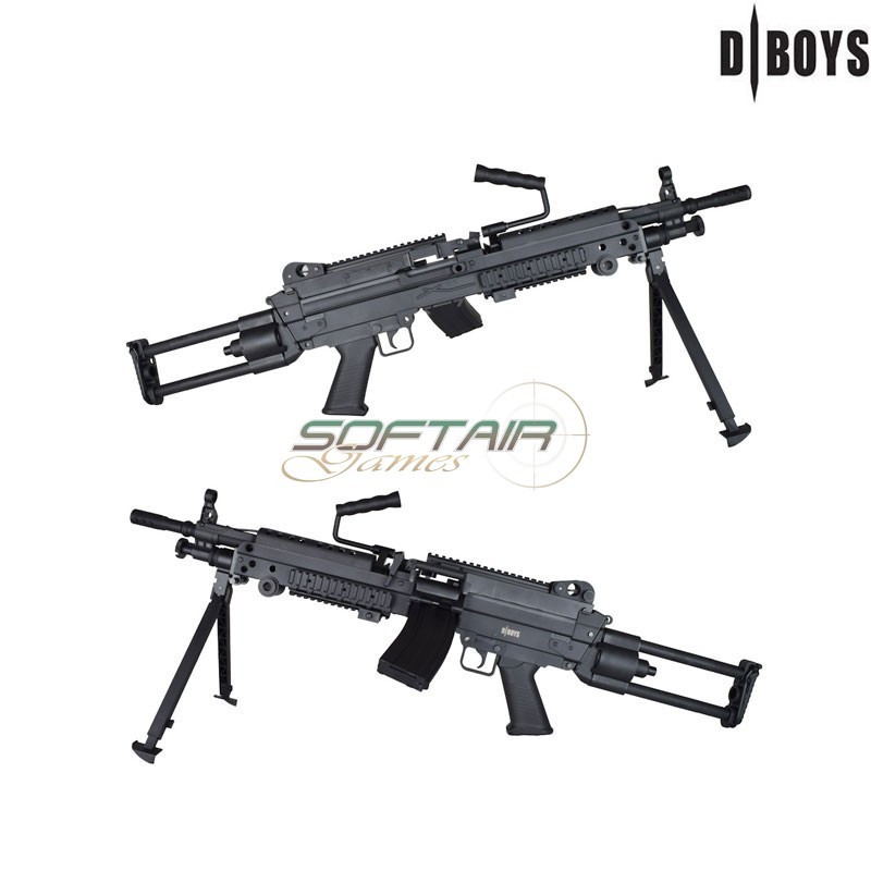 Electric machine gun M249 BLACK Dboys (1891)