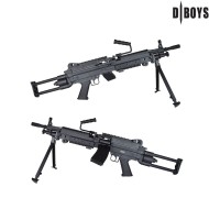 Electric machine gun M249 BLACK Dboys (1891) Electric machine gun M249 BLACK Dboys (1891)