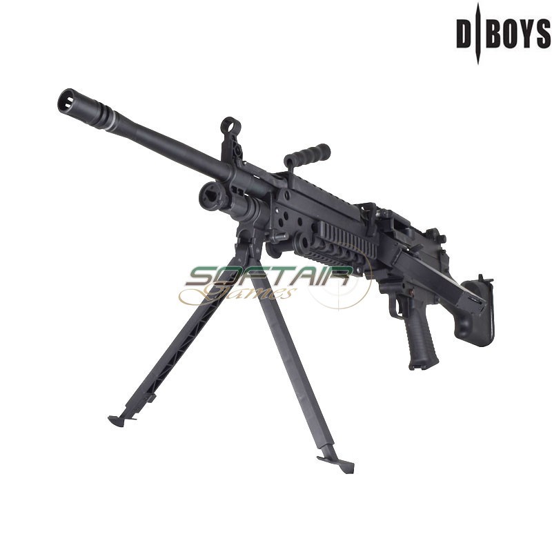 Electric machine gun M249 L Type BLACK Dboys (1891L) Electric machine gun M249 L Type BLACK Dboys (1891L)