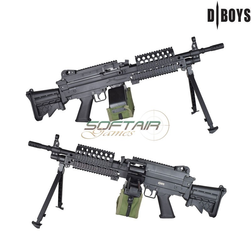 Mitragliatrice Elettrica M249 MK46 BLACK Dboys (1869)