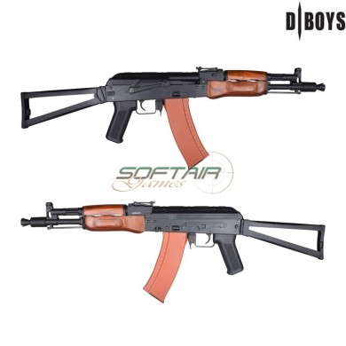Fucile Elettrico AKS74 Full metal e VERO LEGNO Dboys (4784)