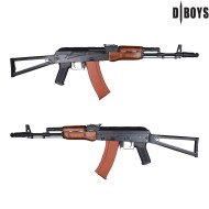 Fucile Elettrico AKS74 Type L Full metal e VERO LEGNO Dboys (4784L) Fucile Elettrico AKS74 Type L Full metal e VERO LEGNO Dboys (4784L)