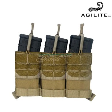 AG3™ PLACARD Triple Mag Pouch COYOTE BROWN Agilite (8048cyb1sz)