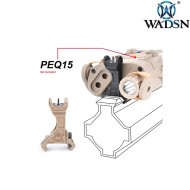 Iron Sight Leaf style DARK EARTH Wadsn (wdx041-de-lo)