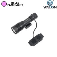 IR Flashlight CD Style REIN 1.0 Micro BLACK Wadsn (wd04089-bk-lo)