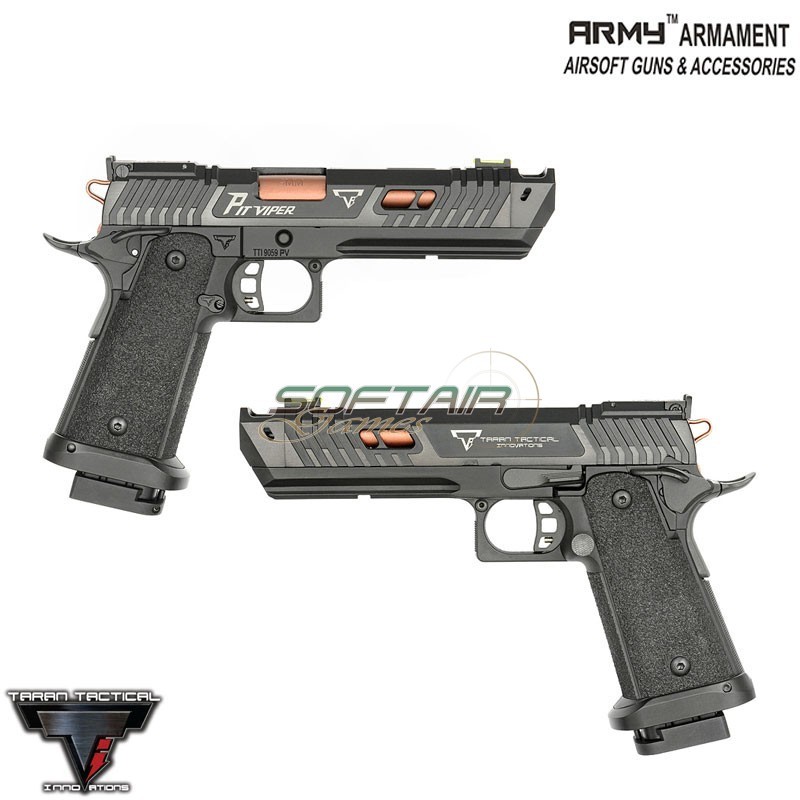Pistola a gas John Wick 4 PIT VIPER V2 BLACK TTI Army™ Armament® (arm-tti-R614-1) Pistola a gas John Wick 4 PIT VIPER V2 BLACK TTI Army™ Armament® (arm-tti-R614-1)