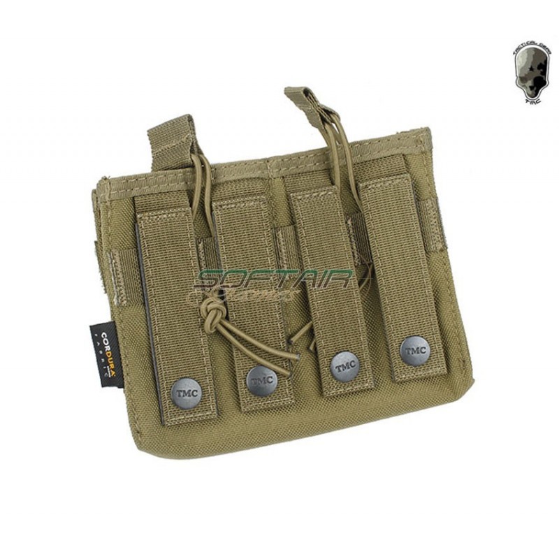 Double Universal Cqb Fast Mag Pouch Khaki Tmc (tmc-0119-kk)