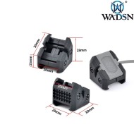 HRF RAMP Modbutton Switch Cage BLACK Rail Mount WADSN (wd07029-bk)