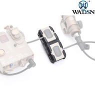 HRF Dual RAMP Modbutton Switch Cage DARK EARTH Rail Mount WADSN (wd07030-de)