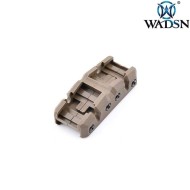 HRF Dual RAMP Modbutton Switch Cage DARK EARTH Rail Mount WADSN (wd07030-de)