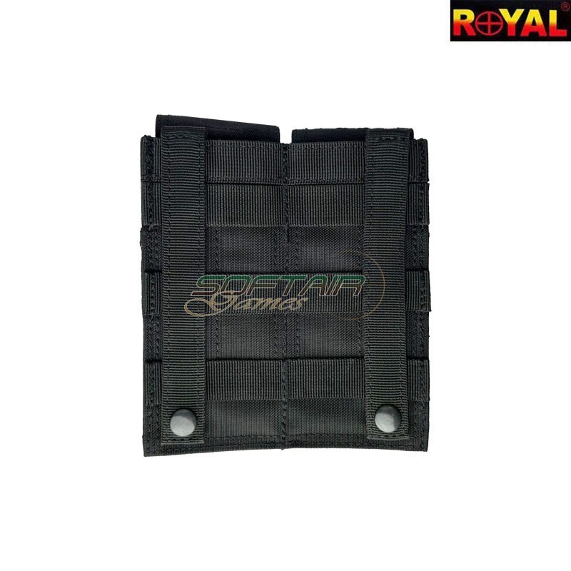 Double magazine pouch BLACK Royal (m4akdbk)