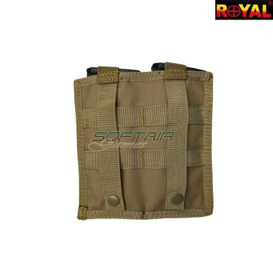 Tasca doppia porta caricatori COYOTE BROWN Royal (ry-1288-cb)