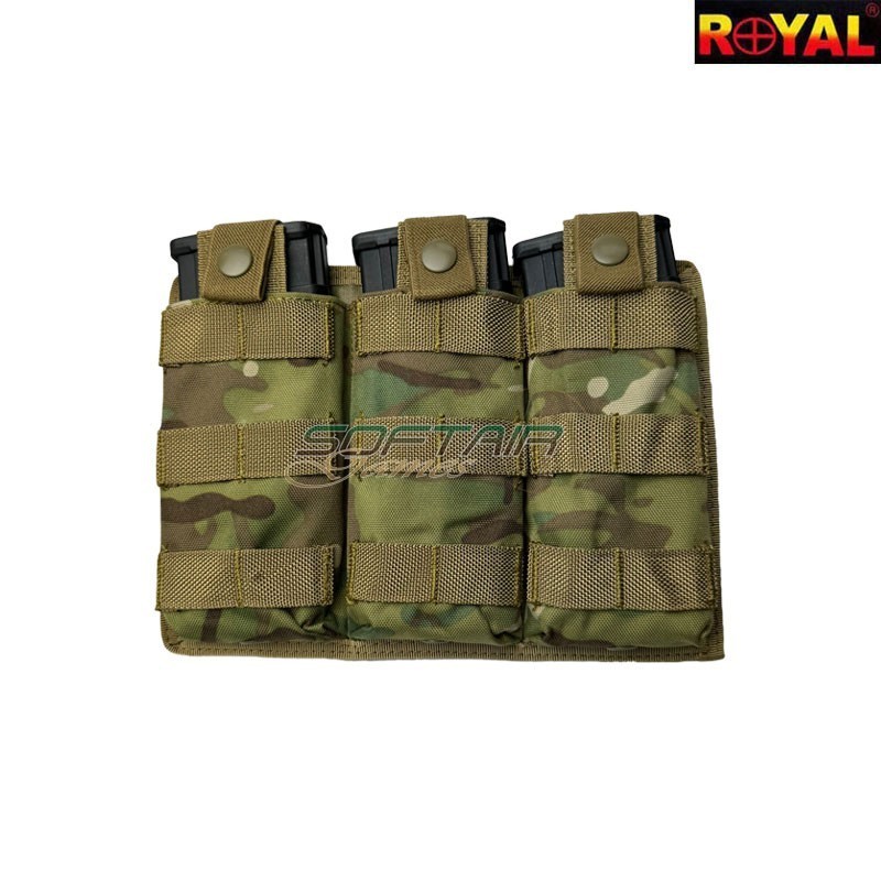 Tasca tripla porta caricatori MULTICAM Royal (ry-1288-mc)