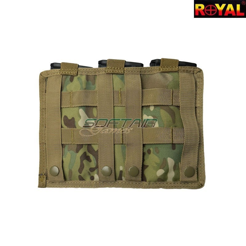 Tasca tripla porta caricatori MULTICAM Royal (ry-1288-mc)