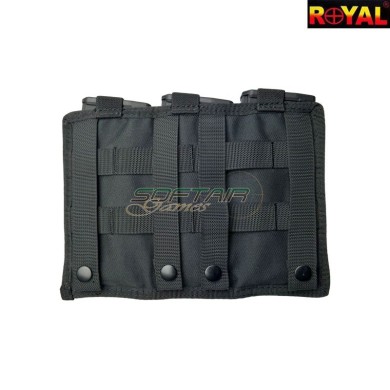 Triple magazine pouch BLACK Royal (ry-1289-bk)