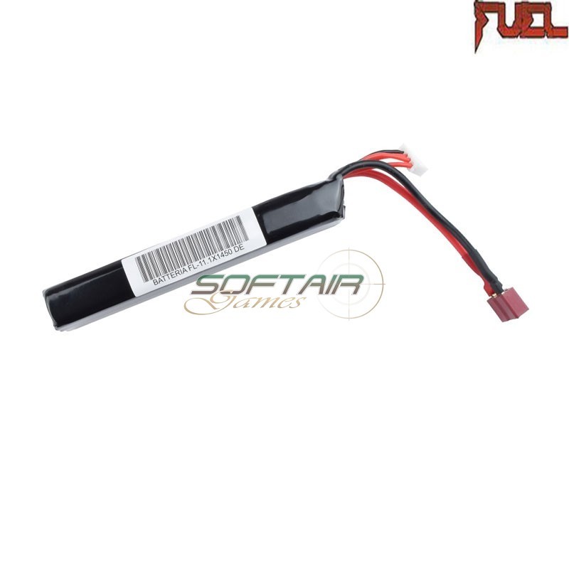 Batteria Lipo Connettore DEANS 11.1x1450 30c Fuel Rc (fl-11.1x1450-ds-stk) Batteria Lipo Connettore DEANS 11.1x1450 30c Fuel Rc (fl-11.1x1450-ds-stk)