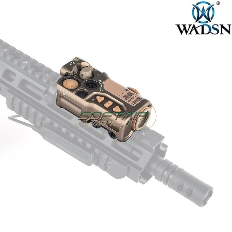 RD-X Style Aiming Red Laser & IR Laser DARK EARTH WADSN (wd6078-t)