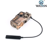 RD-X Style Aiming Red Laser & IR Laser DARK EARTH WADSN (wd6078-t)