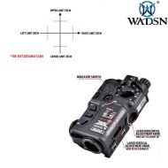 RD-X Style Aiming Red Laser & IR Laser DARK EARTH WADSN (wd6078-t)