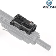 RD-X Style Aiming Red Laser & IR Laser BLACK WADSN (wd6078-b)