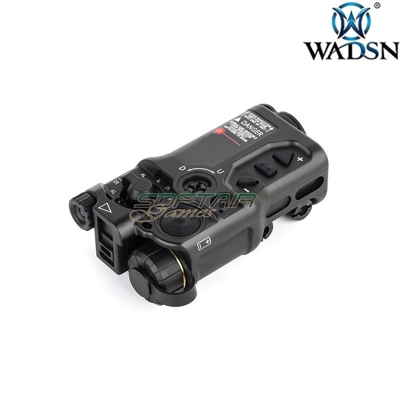 RD-X Style Aiming Red Laser & IR Laser BLACK WADSN (wd6078-b)