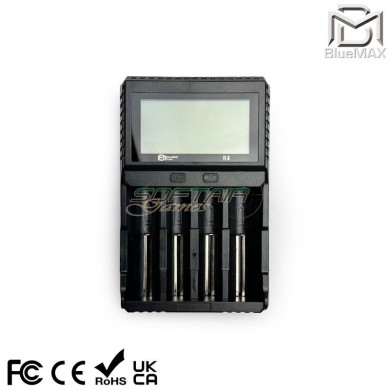 Intelligent Battery Charger 4-Slot for 18650 Bluemax-power® (bmp-4slot-charger)