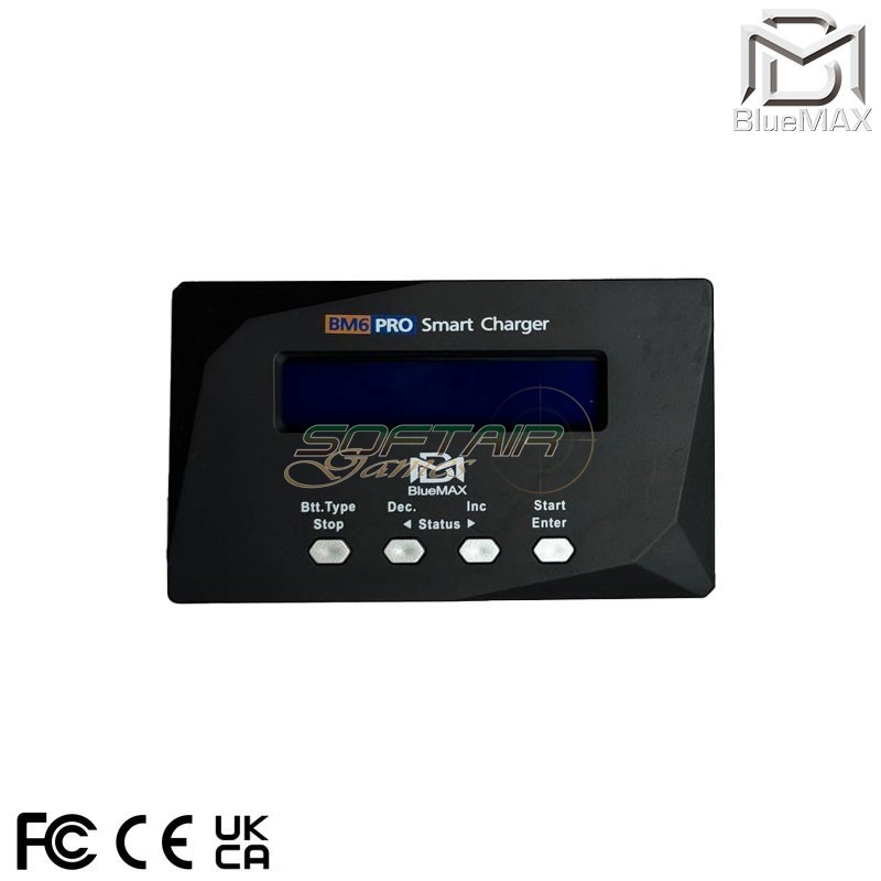 Battery Charger BM6 PRO LiPo / LiFe / LiHV / NiMH / NiCd Technology Smart Bluemax-power® (bmp-bm6-pro)