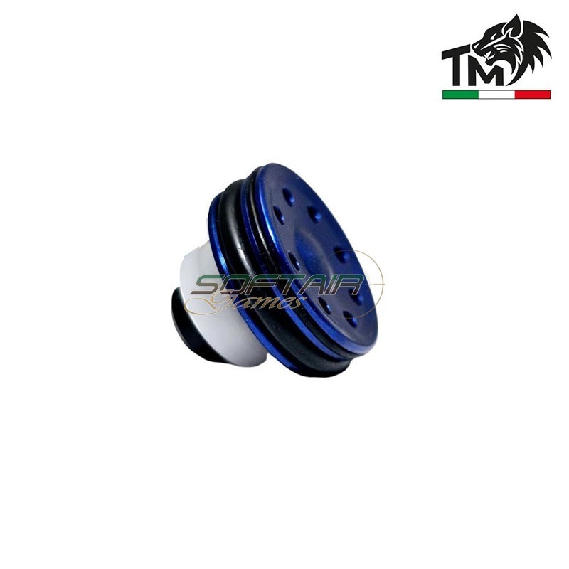 Testa pistone BLUEPOWER in ERGAL e cuscinetto in DELRIN TopMax (tmtpbp-e)