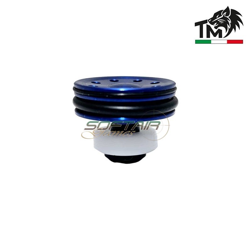 Testa pistone BLUEPOWER in ERGAL e cuscinetto in DELRIN TopMax (tmtpbp-e)