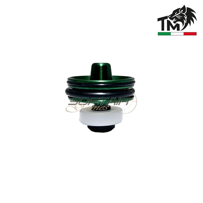 Testa pistone DMR AIR-BRAKE in ERGAL con cuscinetto in DELRIN TopMax (tmtpdmr-e)