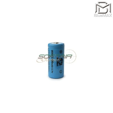 RECHARGEABLE battery 18350 3.7v 1100mAh Bluemax-power® (bmp-18350)