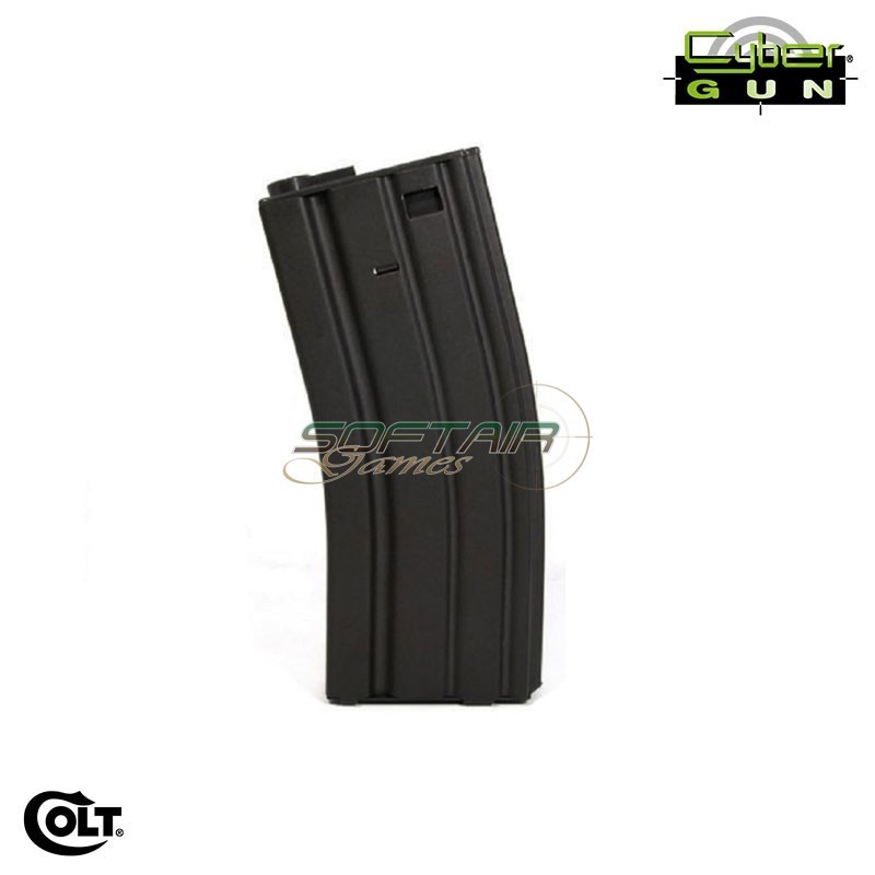 Caricatore maggiorato BLACK 550bb per M4A1 a molla Cybergun (185133)