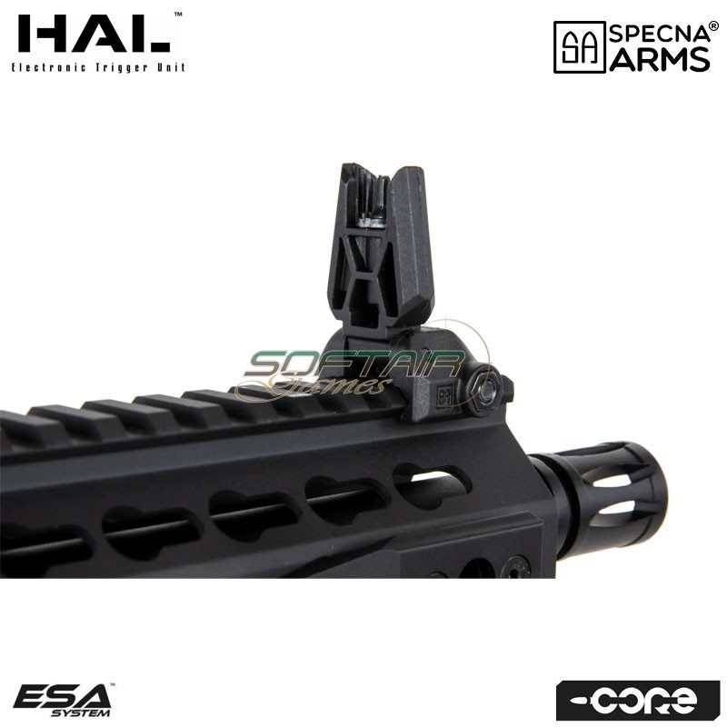 Electric rifle SA-C08 HAL ETU™ Assault Replica M4 CQB Keymod BLACK Core™ Specna Arms® (spe-01-041244)