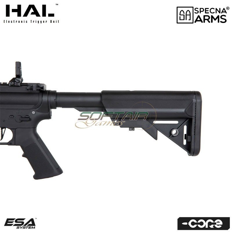 Electric rifle SA-C08 HAL ETU™ Assault Replica M4 CQB Keymod BLACK Core™ Specna Arms® (spe-01-041244)