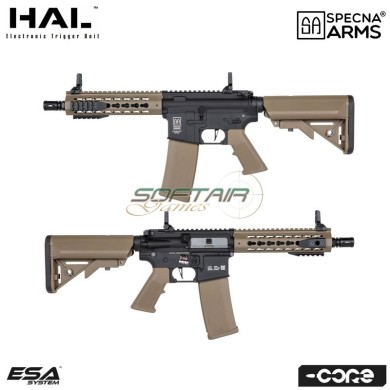 Electric rifle SA-C08 HAL ETU™ Assault Replica M4 CQB Keymod HALF-TAN Core™ Specna Arms® (spe-01-041245)