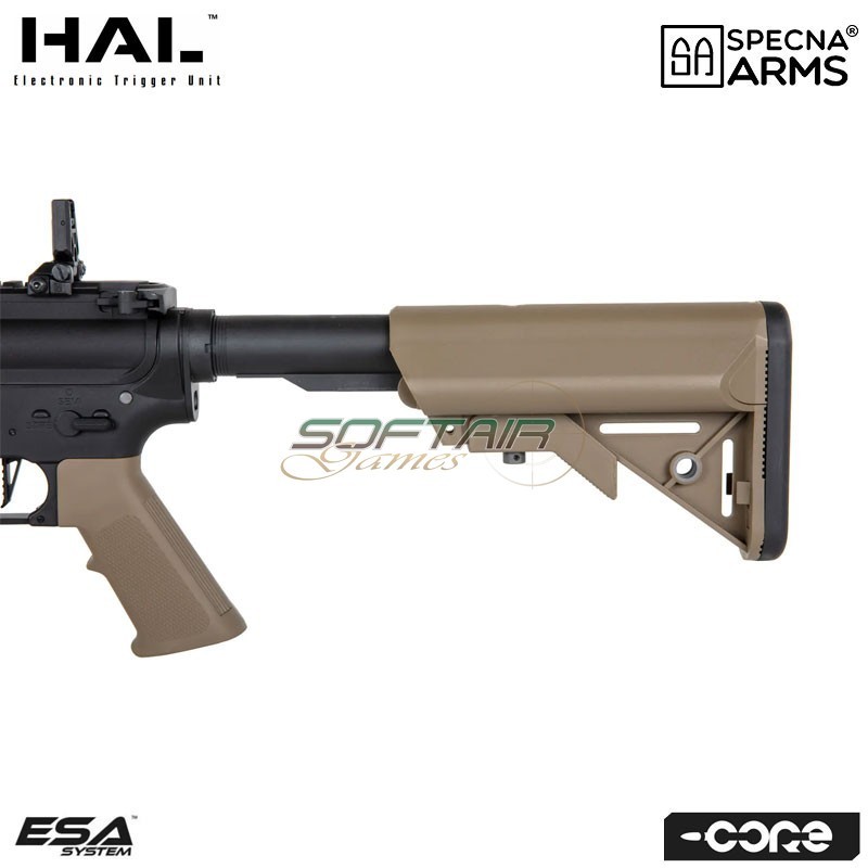 Electric rifle SA-C08 HAL ETU™ Assault Replica M4 CQB Keymod HALF-TAN Core™ Specna Arms® (spe-01-041245)